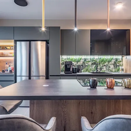 Luxury Penthouse W Garage - Centre Apartament